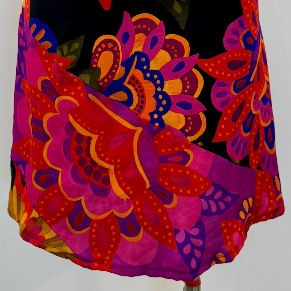 Farm Rio Floral Multi-Color Mini Skirt A-Line XXS - Picture 3 of 9